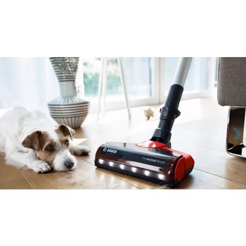 Bosch BCS711PET Unlimited 7 ProAnimal, Štapni usisivač, fleksibilna cev, Crvena boja slika 2