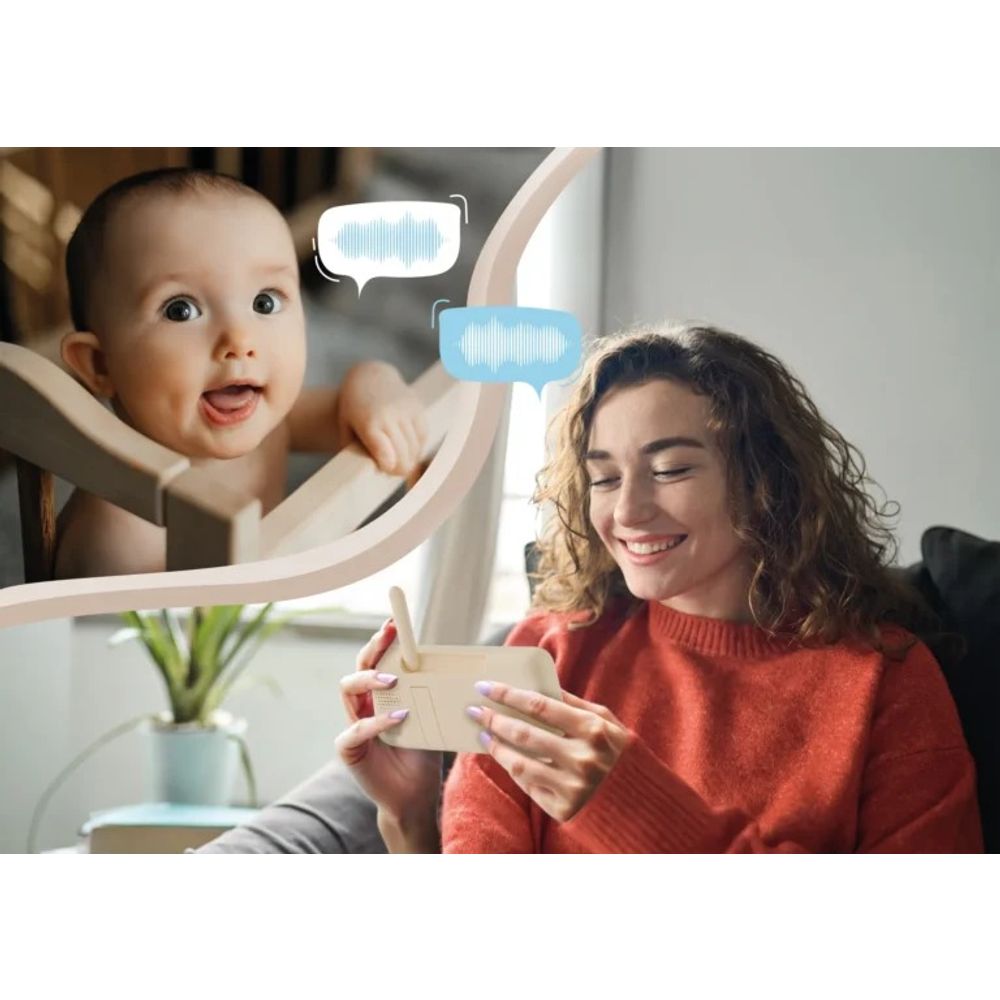 Neno Video Baby Monitor Vedo, Cream slika 13