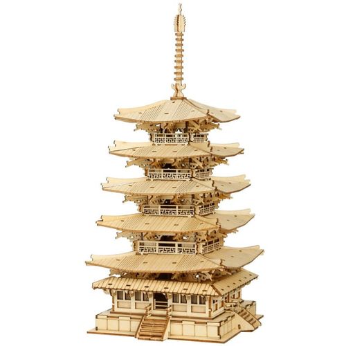Robotime Five-storied Pagoda maketa slika 1