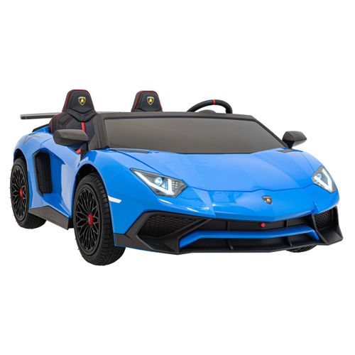 Licencirani auto na akumulator Lamborghini Aventador SV STRONG - dvosjed - plavi slika 1