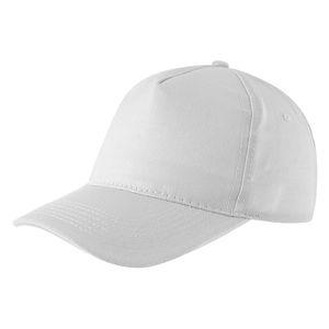 BASEBALL, kačket, 5 panela, sendvič, bijeli