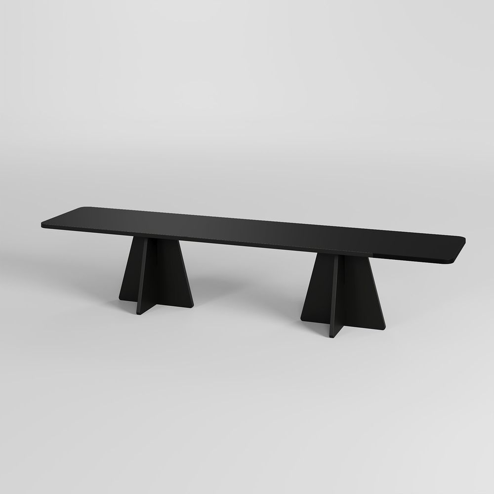 TV Komoda Mushroom - Black Black slika 7
