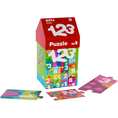 APLI kids Puzzle - Kućica 123 slika 1