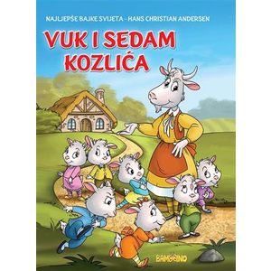 Velika slikovnica - Vuk i 7 kozlića, bajka braće Grimm