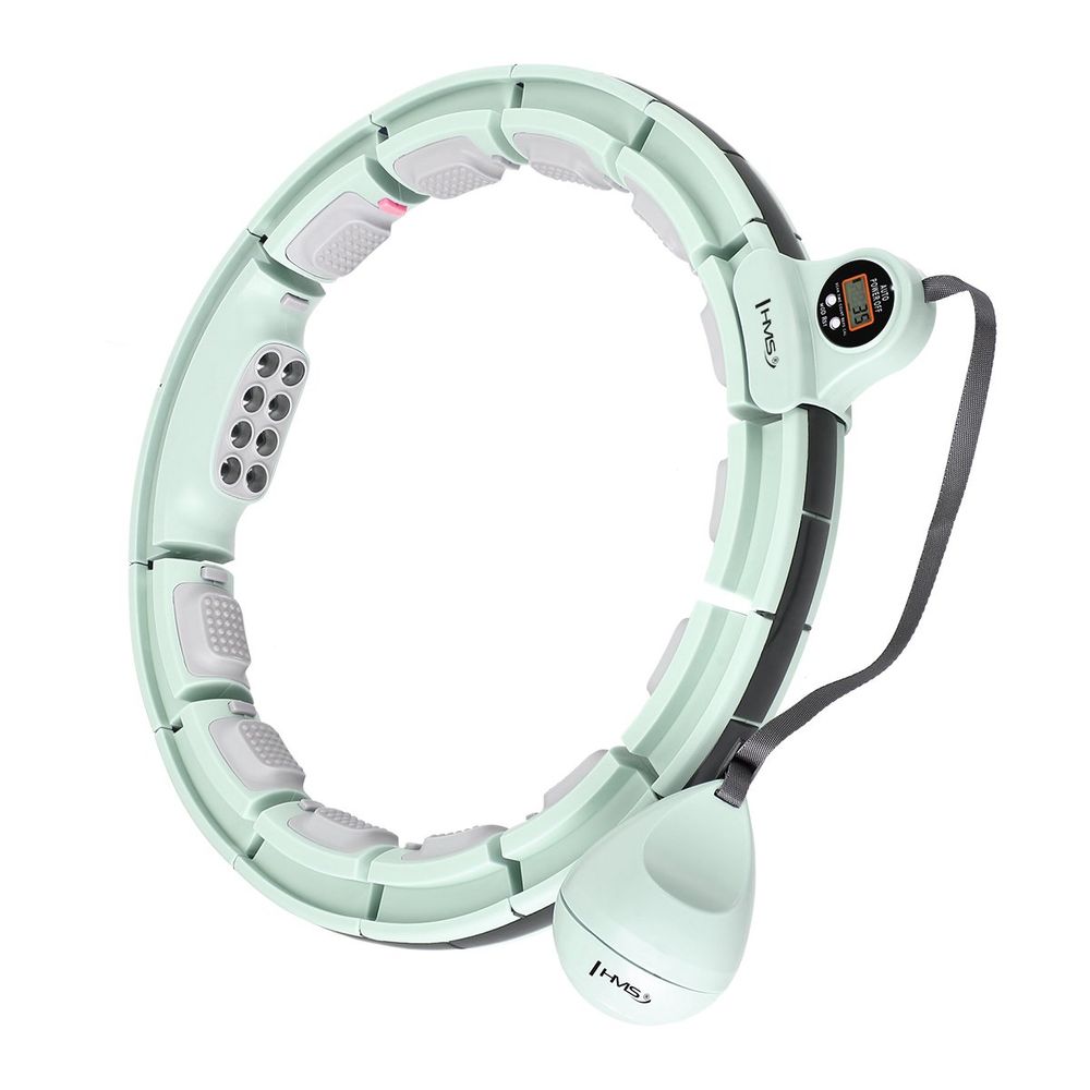 Hhm13 hula hoop zeleni magnetski s utegom + brojačem hms slika 1