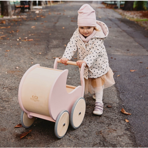 Kinderfeets kolica za bebe i hodalica Pram Walker Rose slika 5