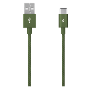 Kabel - USB-C to USB (1,20m) - Khaki - Alumi Cable