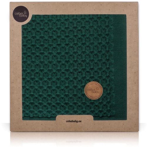 Ceba Baby pokrivač pleteni (90x90) Emerald slika 2