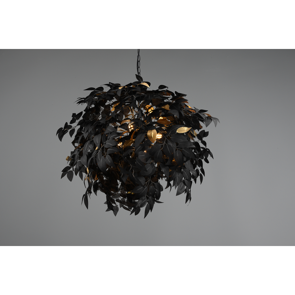 LEAVY visilica BLACK-MAT-GOLD 4XE-14 slika 5