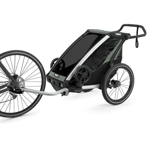 Thule Chariot Lite zeleno (agava)/crna sportska dječja kolica i prikolica za bicikl za jedno dijete (4u1) slika 2