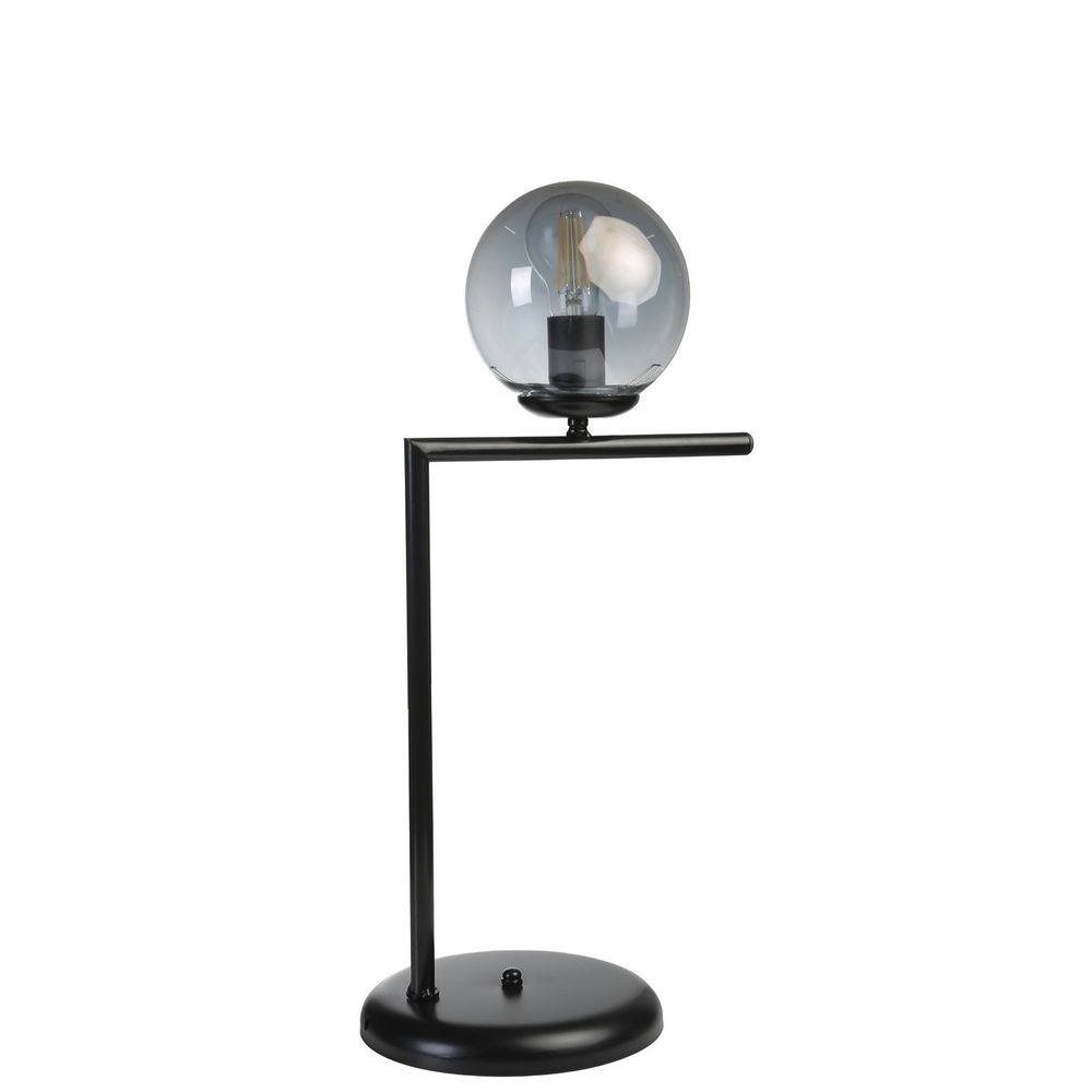 Araz Crna Fumirana Stona Lampa slika 3