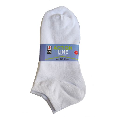 SOCKS BMD Tropak nazuvica ženska art.555 vel.39-42 bela slika 1