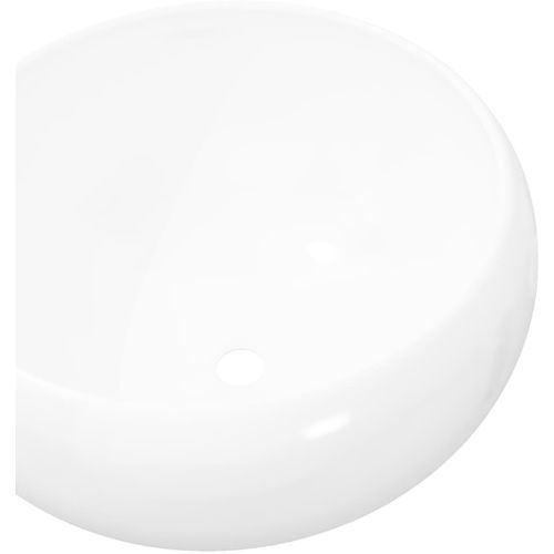Dvodijelni set kupaonskog namještaja keramički bijeli slika 46