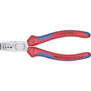 Knipex 97 62 145 A kliješta za krimpanje kablovskih završetaka 0, 25 - 2, 5 mm (AWG 23 - 13)