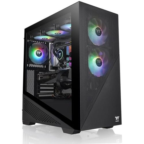 Thermaltake Divider 370 ARGB Mid tower, tempered glass, 3x 120mm ARGB PWM fan slika 1