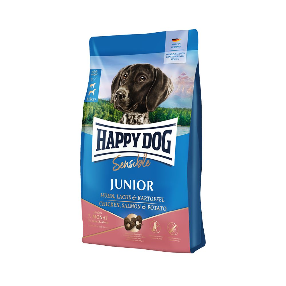 Happy Dog Supreme Sensitive Junior piletina, losos i krumpir slika 1