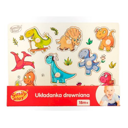 Smily Play drvene puzzle Dinosaur slika 2