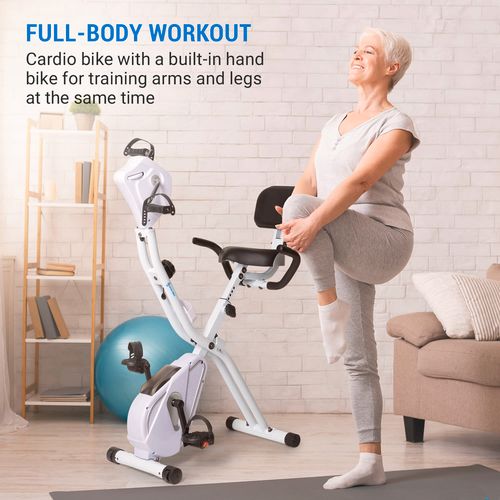 Capital Sports Azura Full Body Comfort sobni bicikl, Srebrni slika 2