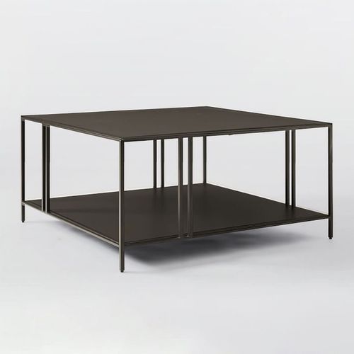 Uranüs - Black Chipboard Black Coffee Table slika 3