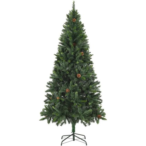 Umjetno božićno drvce sa šiškama zeleno 180 cm slika 10
