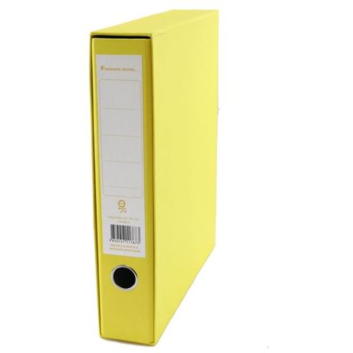 Registrator s kutijom A4, 6 cm, Nano, žuti slika 2