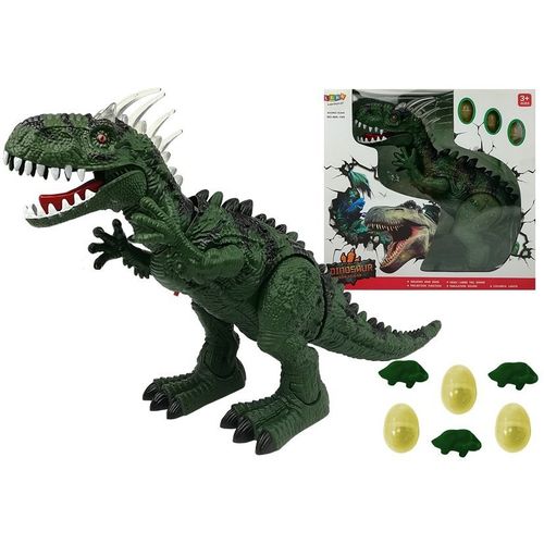 Set dinosaura T-Rexa koji liježe jaja zeleni, 30cm slika 1