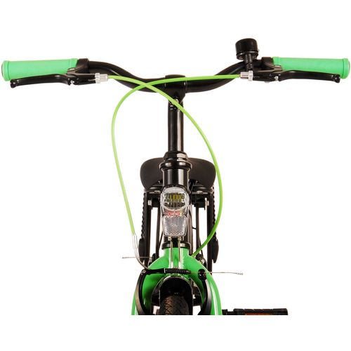 Volare Thombike 20" dječji bicikl s dvije ručne kočnice crno-zeleni slika 12