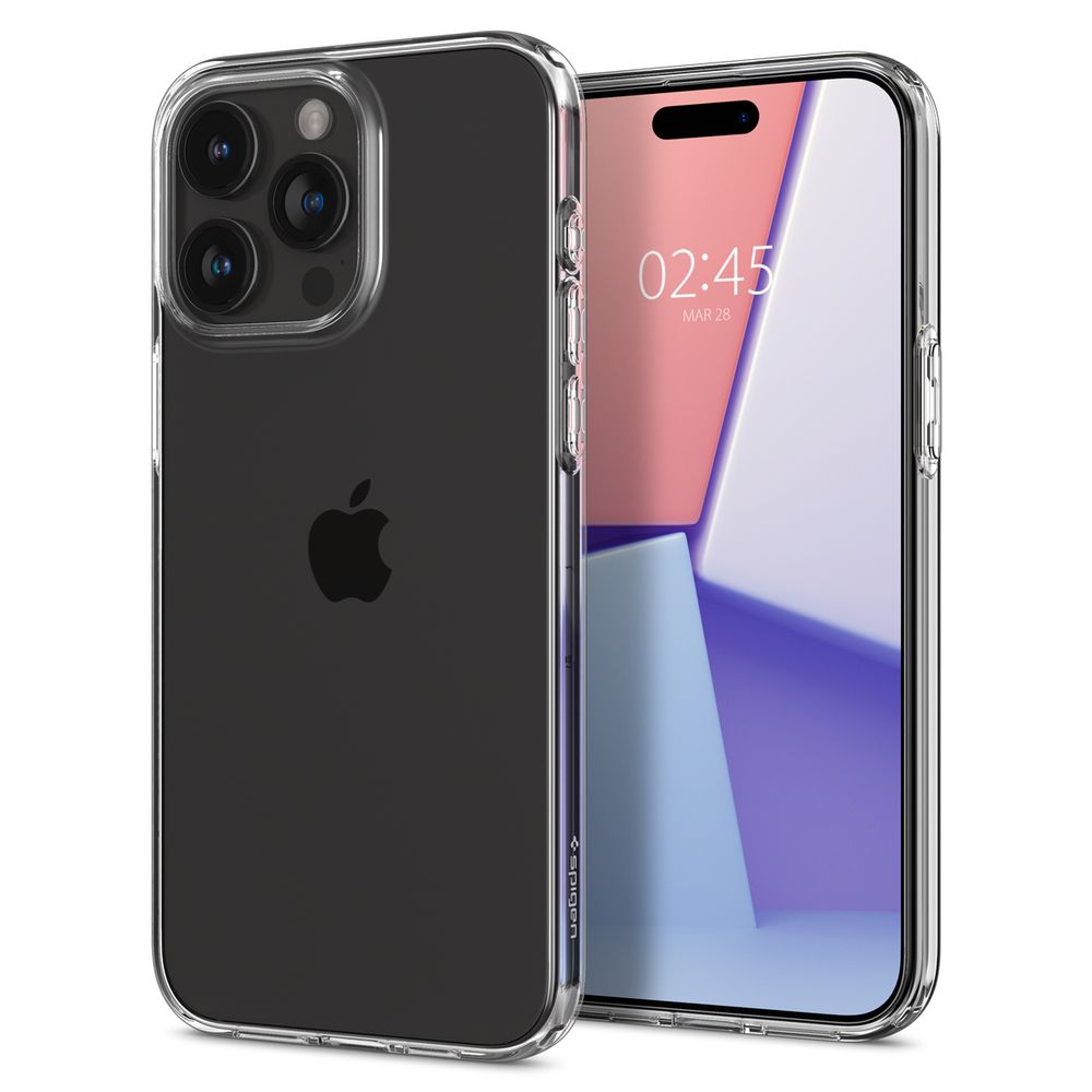 Spigen Liquid Crystal, crystal clear - iPhone 15 Pro slika 1