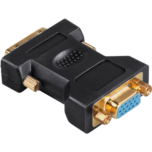 HAMA adapter-konverter DVI na VGA (m/ž) (Crni) slika 1