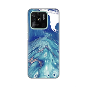 Torbica Silikonska Print za Xiaomi Redmi 10C Blue Marble