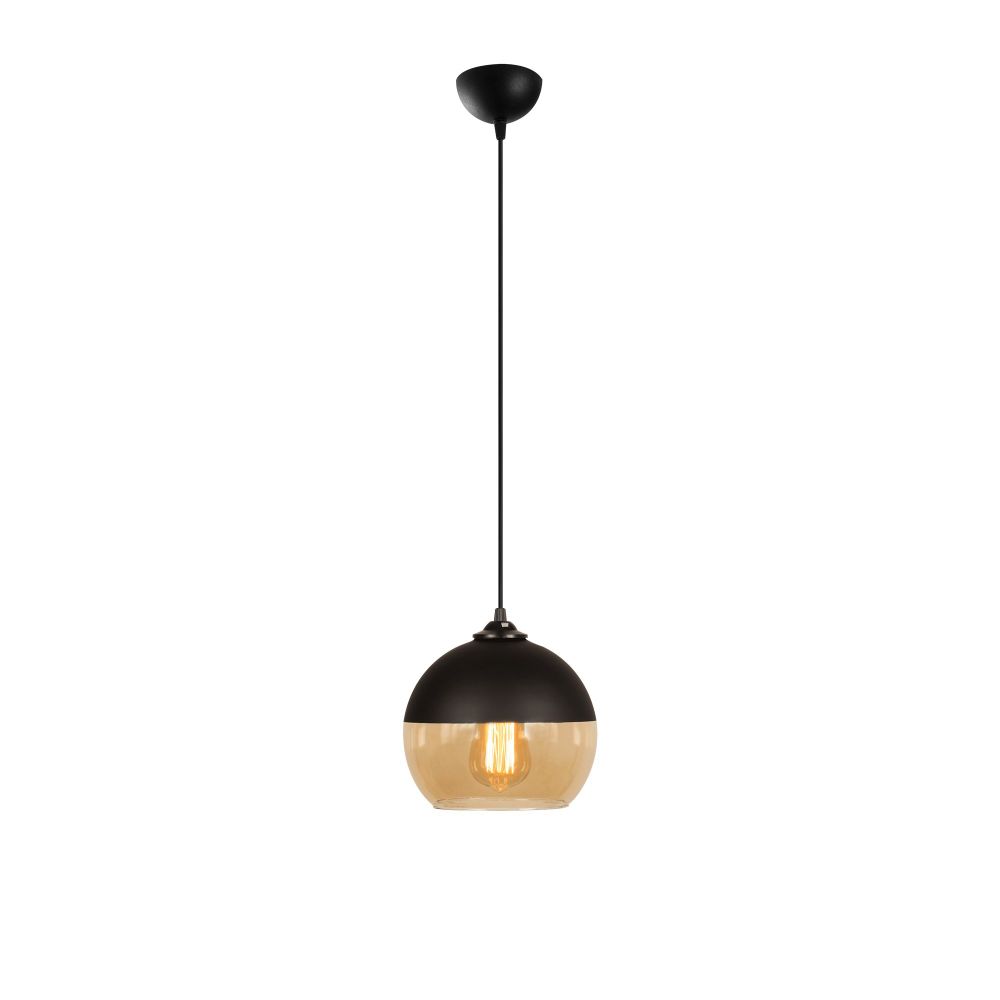 Camini - MR - 869 Crni Luster sa Medenim Detaljima slika 2