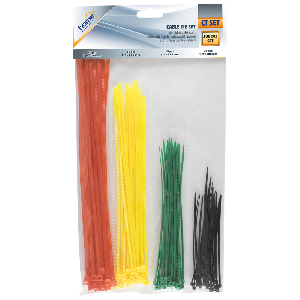 home Plastične vezice, set, 100 kom - CT SET slika 1