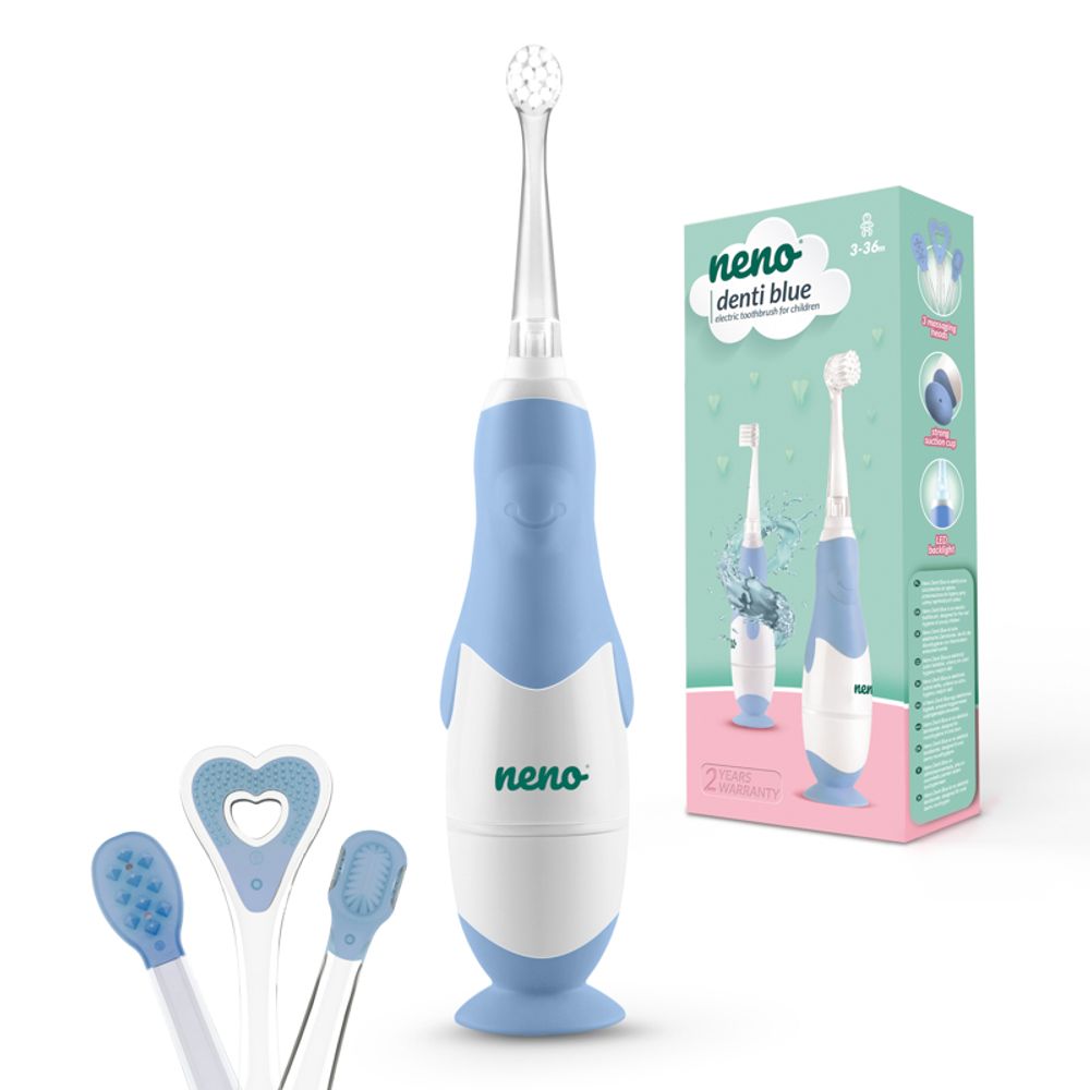 Neno Električna četkica za zube Denti za bebe (3-36m), Blue slika 1