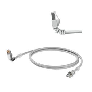 Weidmüller 1248280010 RJ45 mrežni kabel, Patch kabel cat 6a S/FTP 1.00 m siva UL certificiran 1 St.