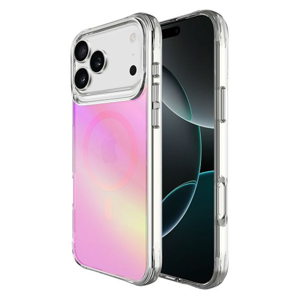MM TPU IPHONE 17 PRO MAX DROP-PROOF PURE SPLENDOUR MAGSAFE pink slika 1