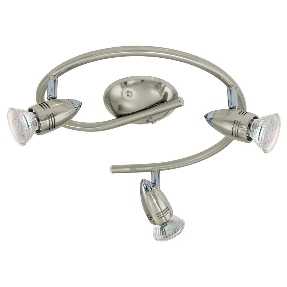 Eglo Magnum-led reflektor/3, led gu10 3x3w, 3x240lm, g-forMa, nikl-Mat/krom,  slika 8