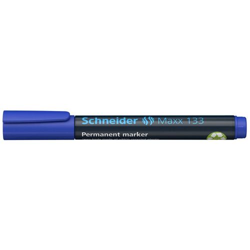 Flomaster Schneider, permanent marker, Maxx 133, 1-4 mm, plavi slika 3