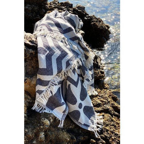Lalezar - Black Black
Beige Fouta (Beach Towel) slika 2