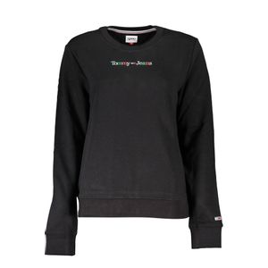 TOMMY HILFIGER SWEATSHIRT WITHOUT ZIP WOMEN BLACK