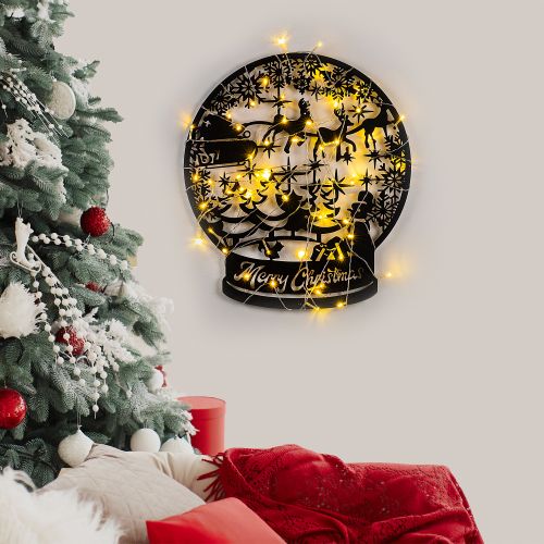 Wallity Metalna zidna dekoracija, XMASBLACK - 025 slika 1