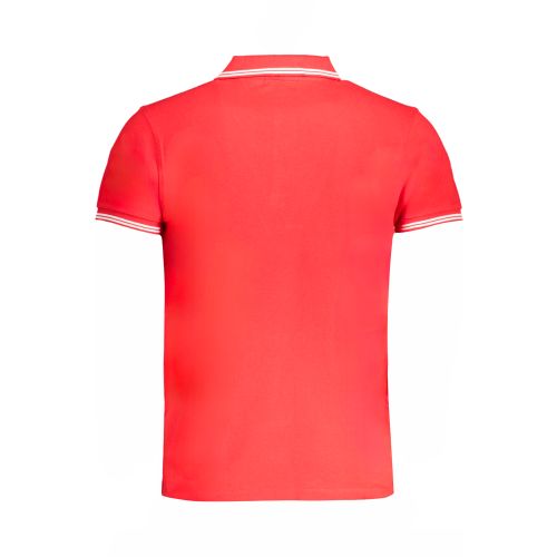 CAVALLI CLASS MEN'S SHORT SLEEVED POLO SHIRT RED slika 2