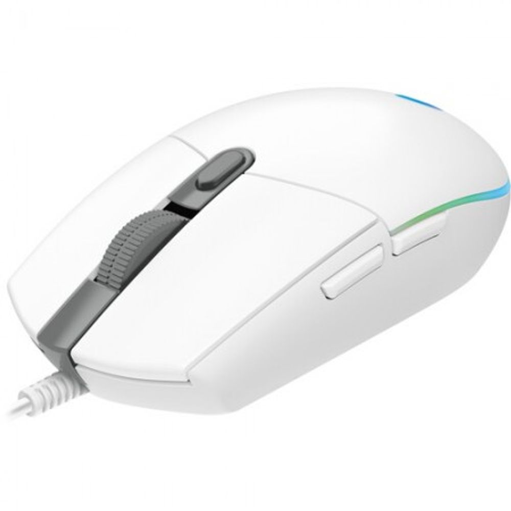 Logitech Gaming miš G203 Lightsync, White slika 2