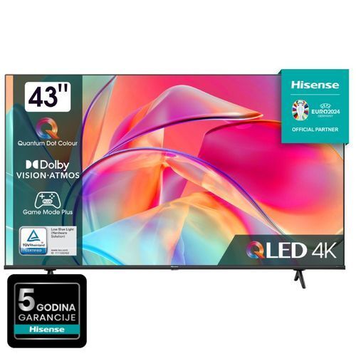 HISENSE 43 inča 43E7KQ QLED 4K UHD Smart TV slika 1