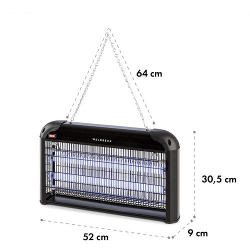 Waldbeck Mosquito ex 5000 električni uništavač insekata, Crna slika 10