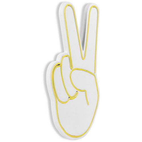 Wallity Ukrasna plastična LED rasvjeta, Victory Sign - Yellow slika 16