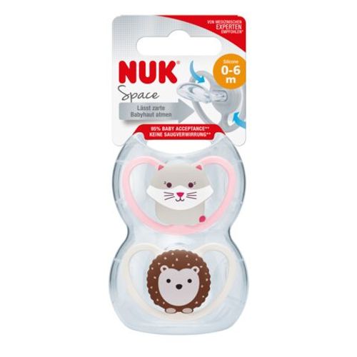 NUK duda varalica - silikon Space s1 (0-6m), 2 kom/box 10730313 slika 9