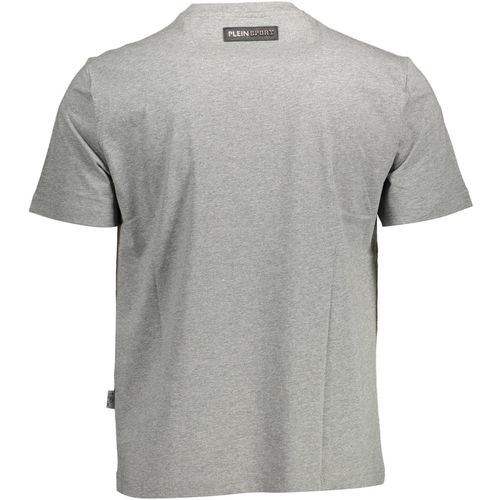 PLEIN SPORT MEN'S SHORT SLEEVE T-SHIRT GRAY slika 2