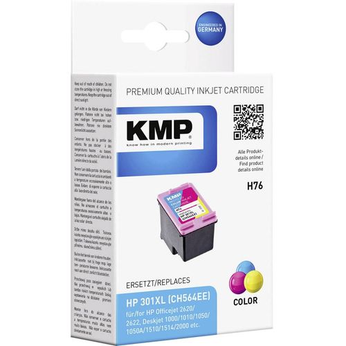 KMP tinta zamijenjen HP 301XL kompatibilan  cijan, purpurno crven, žut H76 1720,4030 slika 1