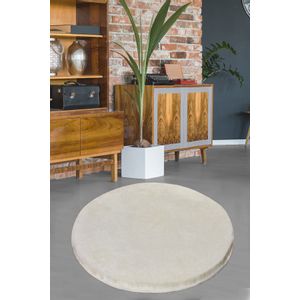 Milano - Ecru   Ecru Acrylic Carpet (90 cm)