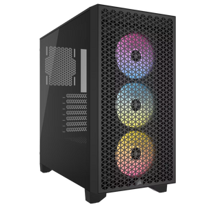 Corsair kućište 3000D RGB Airflow Black Tempered Glass Mid-Tower